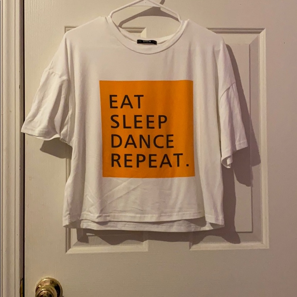White T-shirt with words